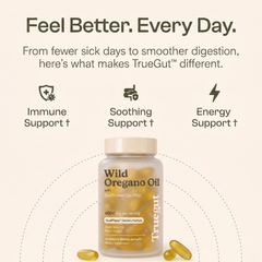Oil of Oregano Delayed-Release Softgels